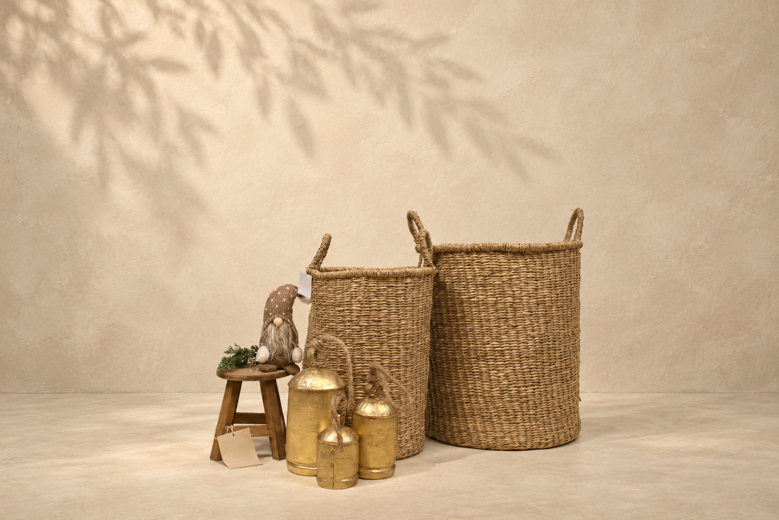 Canasto Set 2PCS ambientado en un espacio